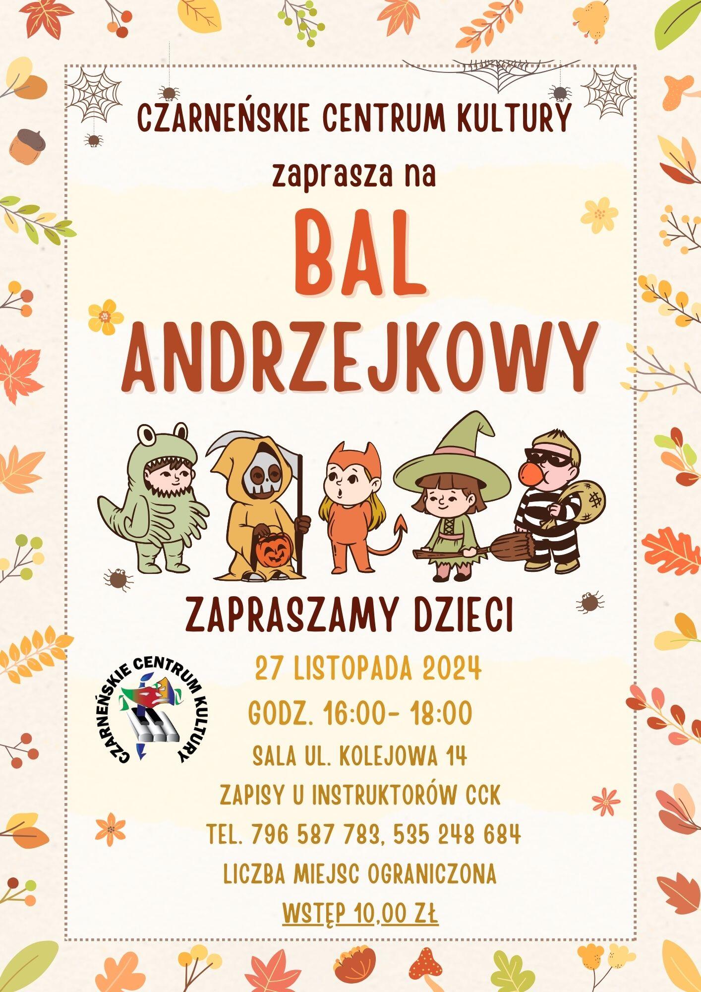 BAL ANDRZEJKOWY DLA DZIECI