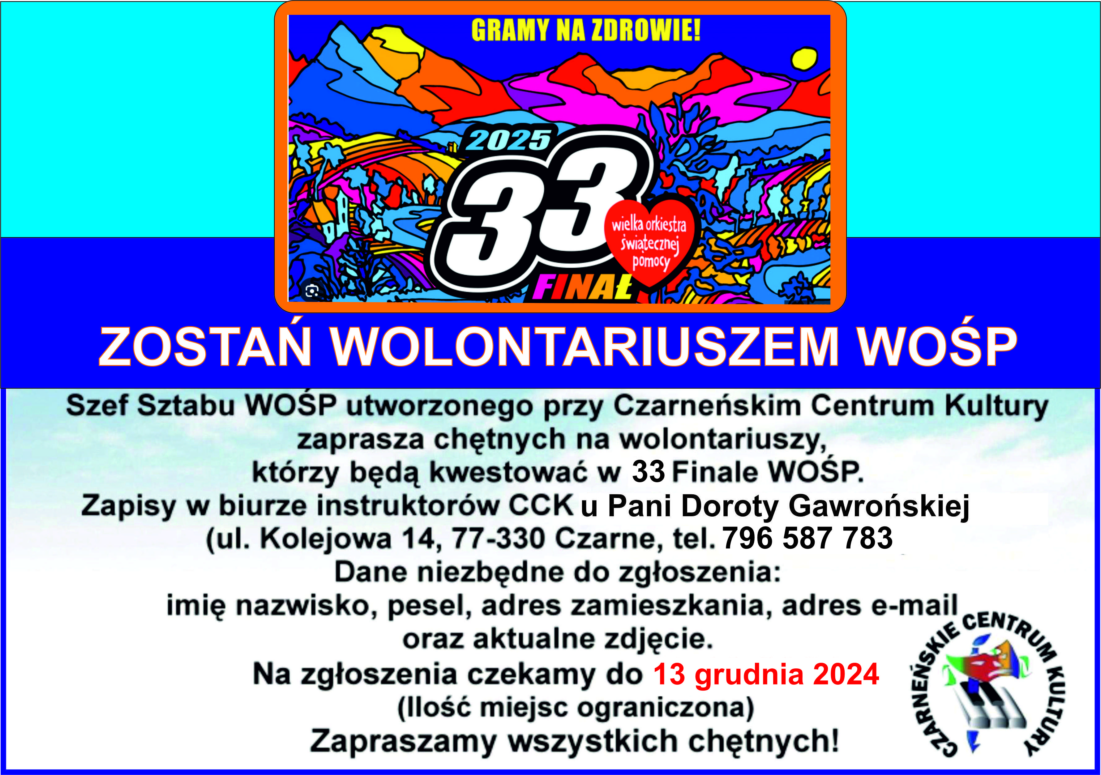 ZGŁOSZENIA WOLONTARIUSZY