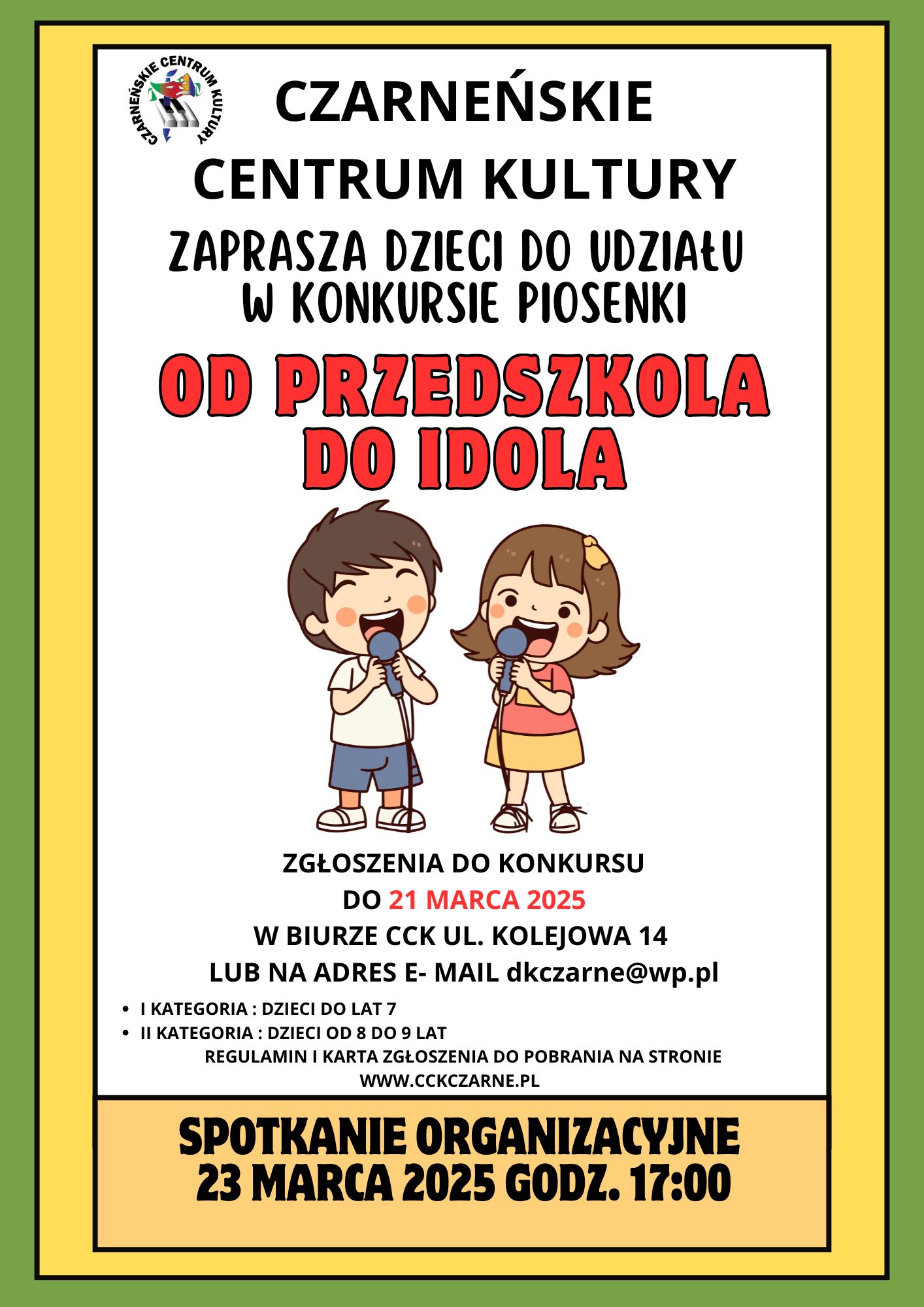 OD PRZEDSZKOLA DO IDOLA