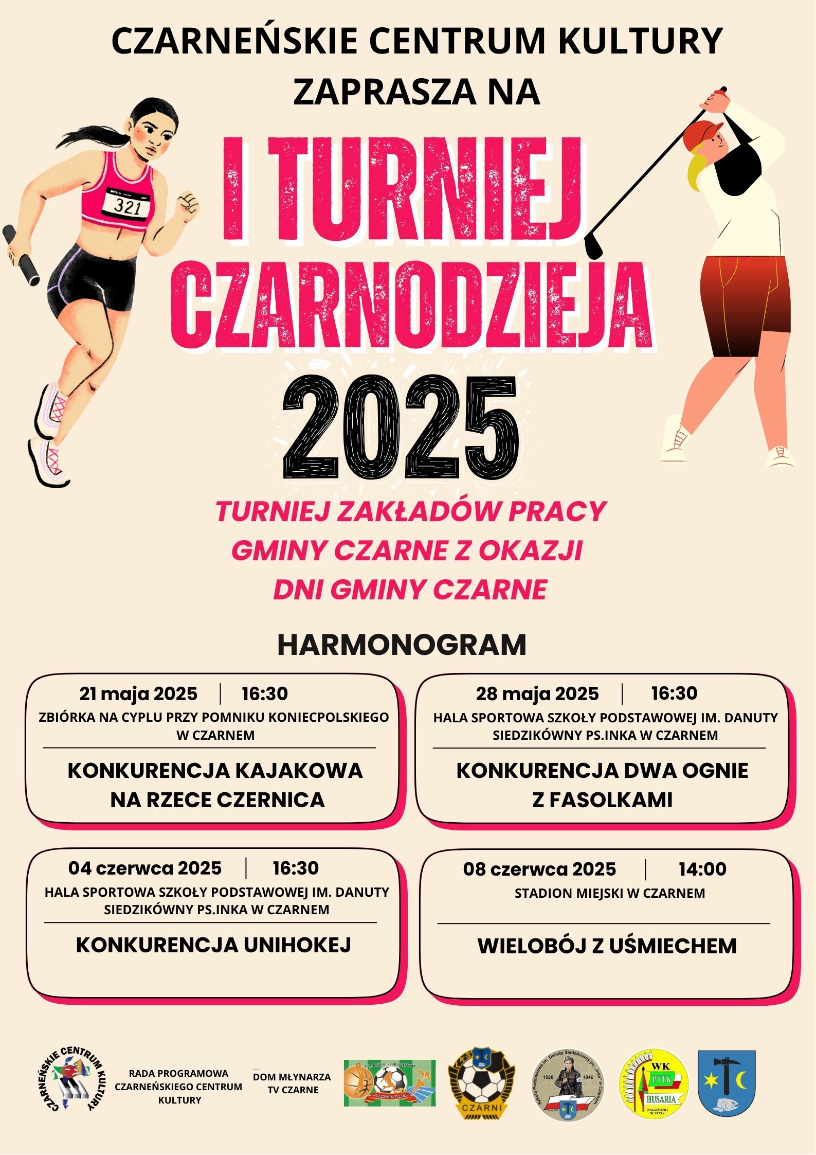 I TURNIEJ CZARNODZIEJA - TURNIEJ ZAKŁADÓW PRACY GMINY CZARNE