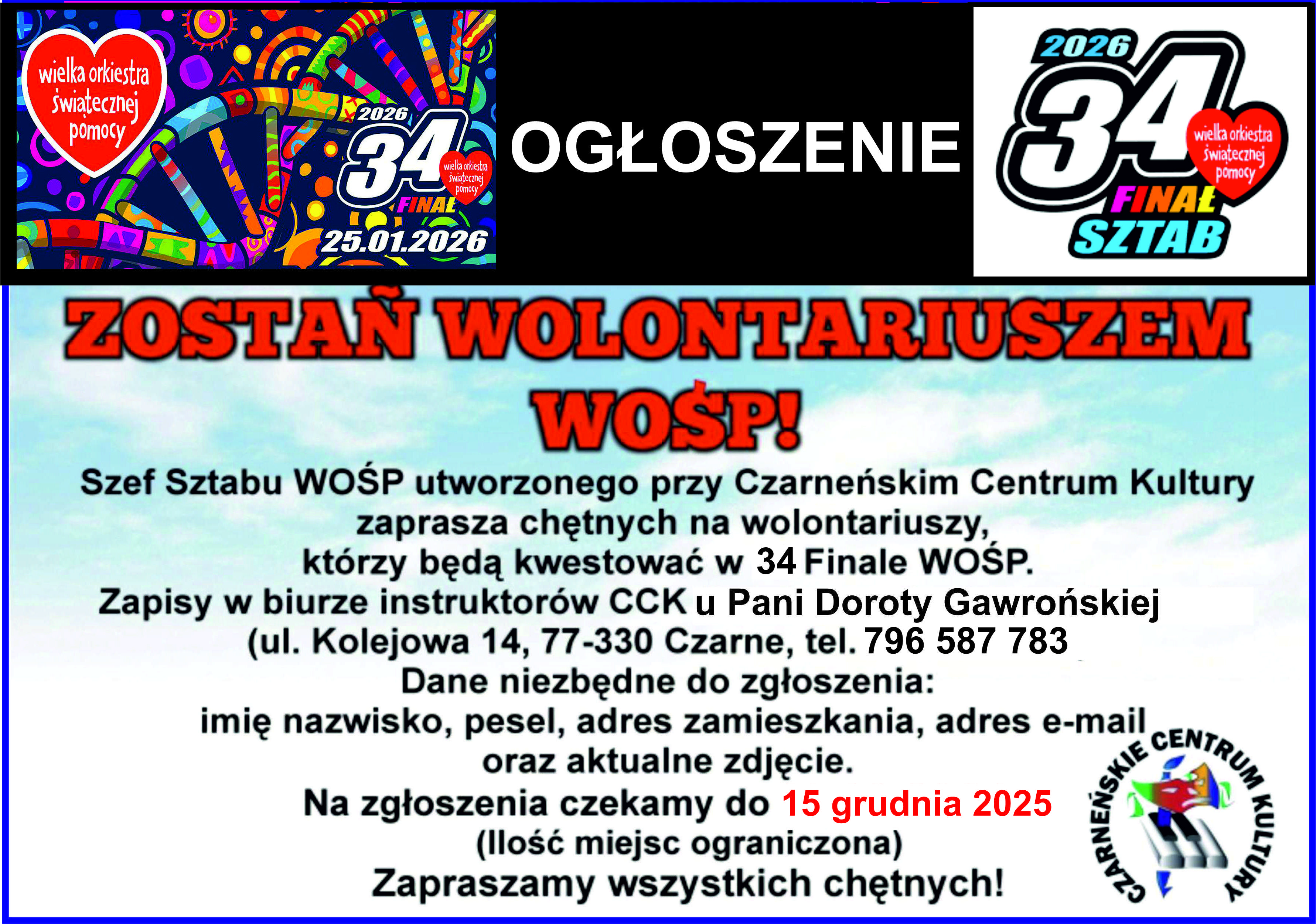 OGŁOSZENIE
