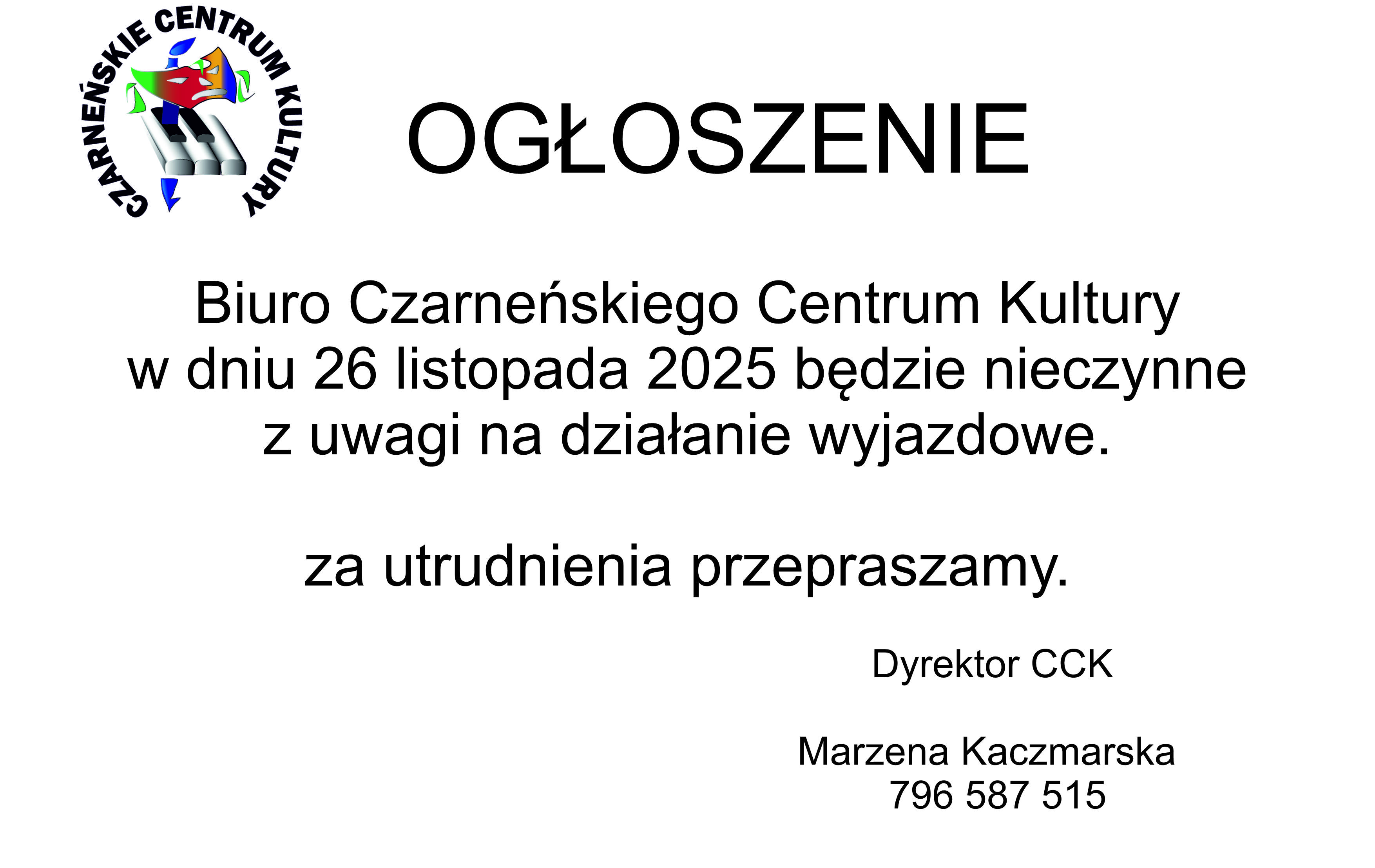 OGŁOSZENIE