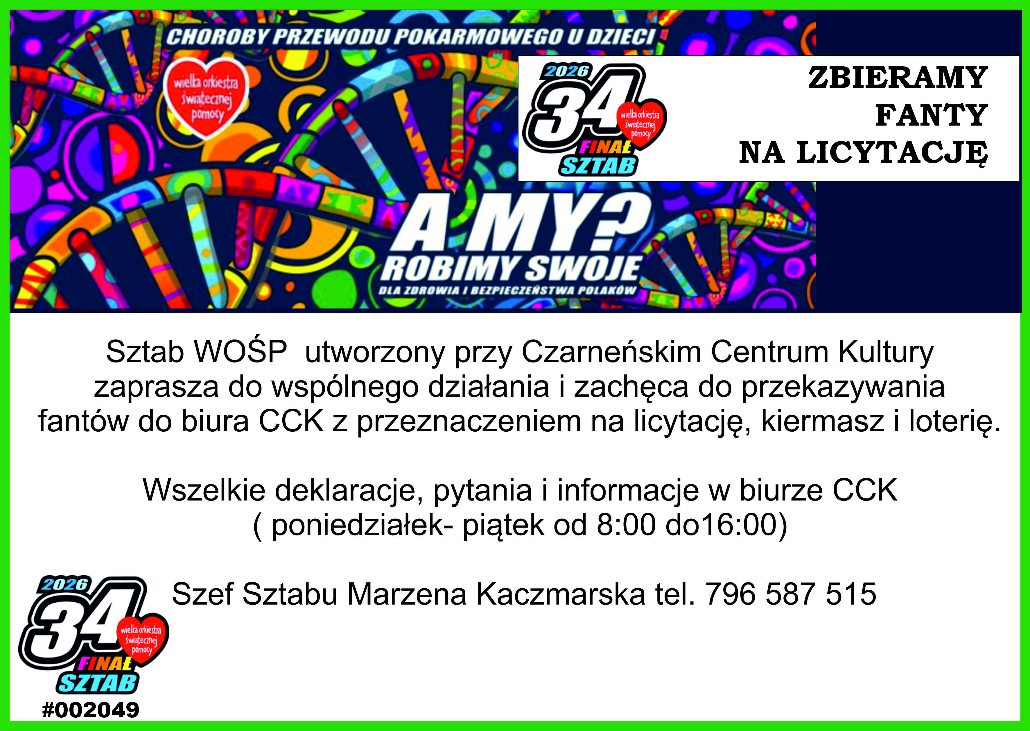 ZBIERAMY FANTY NA WOŚP