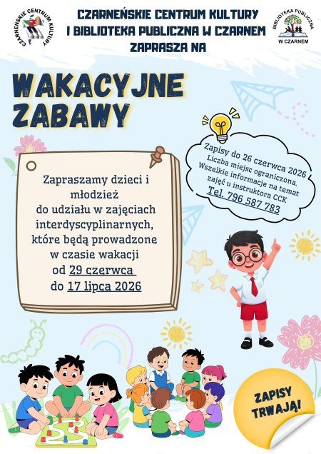 Zabawy wakacyjne w CCK
