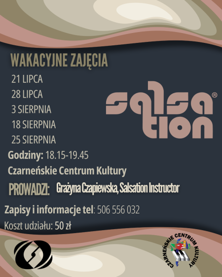 Zajęcia SALSATION w okresie wakacyjnym