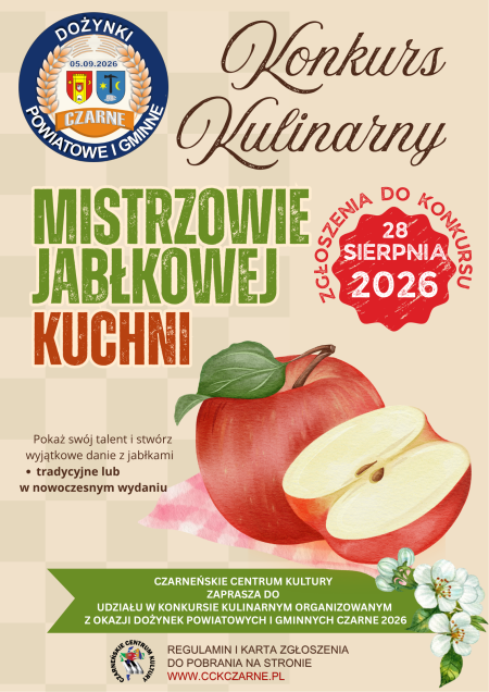 Konkurs Kulinarny ''Mistrzowie Jabłkowej Kuchni'' Dożynki 2026